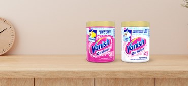 Vanish Oxi Action mit neuer, verbesserter Formel